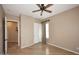 Comfortable bedroom with natural light and closet at 5405 S Marigold Way, Gilbert, AZ 85298