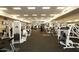 Well-equipped gym with modern exercise machines, televisions, and mirrors for a complete workout at 5405 S Marigold Way, Gilbert, AZ 85298