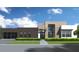 Stunning modern home boasts clean lines and expansive windows at 6149 E Voltaire Ave, Scottsdale, AZ 85254
