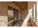 Enjoy outdoor living on this private balcony, complete with sliding glass doors for seamless indoor-outdoor flow at 7777 E Main St # 258, Scottsdale, AZ 85251