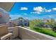 Relaxing view from patio with well maintained community grounds at 985 N Granite Reef Rd # 127, Scottsdale, AZ 85257