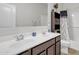 Stylish bathroom features a dual sink vanity with dark wood cabinets and a shower and tub combination at 10320 E Lupine Ln, Florence, AZ 85132