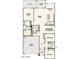 Detailed floor plan showcasing the layout of this home, including the primary suite, garage, and bedrooms at 17978 W Camino De Oro --, Surprise, AZ 85387