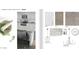 Crisp interior finish selection for kitchen featuring white cabinets and modern backsplash at 24391 W La Salle St, Buckeye, AZ 85326