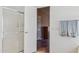 Bathroom showcasing a glass-enclosed shower and neutral colored walls at 43228 N 14Th St, New River, AZ 85087