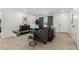 Bright living room with wood-look flooring and a neutral color palette, creating a cozy atmosphere at 645 N 97Th St, Mesa, AZ 85207