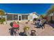 Backyard patio with outdoor seating and grill, ideal for entertaining and enjoying the outdoors at 8500 E Southern Ave # 551, Mesa, AZ 85209