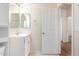 Bathroom featuring a white vanity and neutral walls at 923 W Wendy Way, Gilbert, AZ 85233