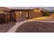 Spacious backyard featuring drought tolerant landscaping and brick pavers at 10611 N 9Th Dr, Phoenix, AZ 85029