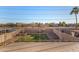 View from balcony overlooking fenced-in backyard and neighborhood at 1119 W Heather Ave, Gilbert, AZ 85233