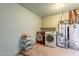 Laundry room with washer, dryer and utility equipment at 1715 E El Parque Dr, Tempe, AZ 85282