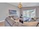 Inviting living room with large windows, a view of the pool, and a comfortable seating area at 20837 N 23Rd Pl, Phoenix, AZ 85024