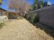 Expansive backyard with a covered patio, offering endless possibilities for outdoor enjoyment at 2423 E Flower St, Phoenix, AZ 85016