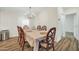 Elegant dining room featuring a chandelier and a large table for Gathering gatherings at 38203 W Willetta St, Tonopah, AZ 85354