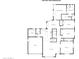 Detailed floor plan illustrating the layout of the home, including bedrooms and living areas at 4119 E Indianola Ave, Phoenix, AZ 85018