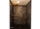 Walk-in shower with dark marble tile and brass fixtures at 5106 N 17Th Ave # 3, Phoenix, AZ 85015