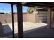 Well maintained backyard with a two car garage at 5114 W Joan De Arc Ave, Glendale, AZ 85304