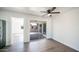 Bright dining area featuring luxury vinyl floors and a ceiling fan at 5327 W Saint Moritz Ln, Glendale, AZ 85306