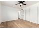 A bedroom space with a closet and natural light at 556 E Manor Dr, Casa Grande, AZ 85122