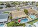 Aerial view of a home with a pool, patio, and beautifully landscaped backyard at 7629 N Via De La Campana --, Scottsdale, AZ 85258