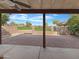 Large backyard area with desert landscaping and covered seating at 8661 N 108Th Ln, Peoria, AZ 85345