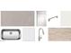 Selection of kitchen materials including countertop, white cabinetry, hardware, flooring, sink and backsplash at 15772 W Beryl Ave, Waddell, AZ 85355