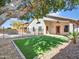 Beautiful backyard with artificial turf and a private pool, perfect for outdoor entertainment at 3129 W Walter Way, Phoenix, AZ 85027