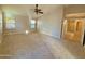 Expansive main bedroom bathed in natural light, featuring plush carpeting at 3129 W Walter Way, Phoenix, AZ 85027