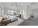 Spacious main bedroom with ample natural light, ceiling fan, and relaxing neutral color palette at 3524 W Alyssa Ln, Phoenix, AZ 85083