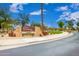 Solera Chandler neighborhood entrance with desert landscaping and blue skies at 3792 E Westchester Dr, Chandler, AZ 85249