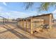 Home backyard featuring large dog kennels at 38024 N 15Th Ave, Phoenix, AZ 85086