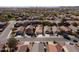 Stunning aerial view of homes in a vibrant neighborhood at 3967 E Hematite Ln, San Tan Valley, AZ 85143