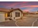 Private backyard with low-maintenance landscaping and a block fence for added seclusion at 4165 W Park Ave, Chandler, AZ 85226