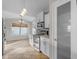 Kitchen area with stainless steel appliances and granite countertops, open to dining area at 4165 W Park Ave, Chandler, AZ 85226