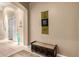 Well-lit foyer featuring tile flooring, neutral walls, and stylish decor, offering a welcoming entrance at 4546 E Sierra Sunset Trl, Cave Creek, AZ 85331