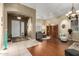 Spacious living room featuring tile and hardwood flooring and an open layout, perfect for entertaining at 4546 E Sierra Sunset Trl, Cave Creek, AZ 85331