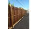 Newly built fence, constructed with beautiful wood at 5907 N Azalia St, Casa Grande, AZ 85122