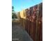 Newly built fence constructed with beautiful wood at 5907 N Azalia St, Casa Grande, AZ 85122