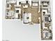 Detailed floor plan showcasing the layout of the home with multiple bedrooms and open living spaces at 12942 S 218Th Ave, Buckeye, AZ 85326