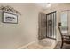 Inviting home entryway featuring neutral walls, decorative tile flooring, and an open door at 14846 N 145Th Ave, Surprise, AZ 85379