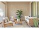 Relaxing outdoor patio with comfortable seating and decorative plants at 16372 W Mulberry Dr, Goodyear, AZ 85395
