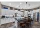 Gorgeous kitchen with stainless steel appliances, granite countertops, stylish backsplash and kitchen island with barstool seating at 2034 N Dome Rock --, Mesa, AZ 85207