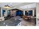 Open kitchen with granite countertops and seamless flow to an outdoor patio dining area at 2034 N Dome Rock --, Mesa, AZ 85207