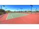 Outdoor tennis courts featuring well-maintained surfaces and lighting for day or night play at 2034 N Dome Rock --, Mesa, AZ 85207