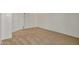 Carpeted bedroom with two doors, ample space, and neutral paint at 4436 E Pueblo E Ave, Phoenix, AZ 85040