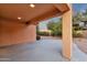 Covered patio with a view of the backyard at 4937 S Peach Willow Ln, Gilbert, AZ 85298