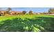 Lush community green space surrounded by homes, offering a perfect spot for recreation and relaxation at 4937 S Peach Willow Ln, Gilbert, AZ 85298