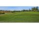 An immaculate green golf course for a relaxing game under the sun at 4937 S Peach Willow Ln, Gilbert, AZ 85298