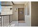 Welcoming entrance to unit 215, featuring a cozy doormat and a 'Welcome' sign at 5303 N 7Th St # 215, Phoenix, AZ 85014