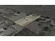 An aerial view shows property lines highlighting the layout of the land at 9066 N Thunderbird Rd, Maricopa, AZ 85139